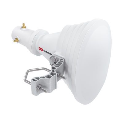 Antena Sectorial Asimétrica Starter Horn de 45º, 5150 - 5950 MHz, ganancia de 17 dBi, conexión directa con radios IS-5AC, PS-5AC y IS-M5, conexión RP-SMA