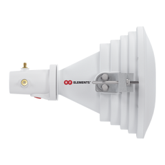 Antena Sectorial Asimétrica Starter Horn de 45º, 5150 - 5950 MHz, ganancia de 17 dBi, conexión directa con radios IS-5AC, PS-5AC y IS-M5, conexión RP-SMA