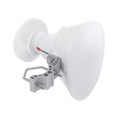 Antena Sectorial Asimétrica Starter Horn de 45º, 5150 - 5950 MHz, ganancia de 17 dBi, conexión directa con radios IS-5AC, PS-5AC y IS-M5, conexión RP-SMA