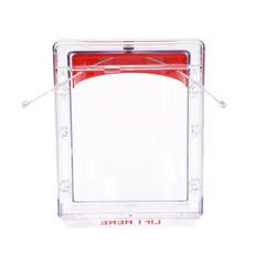 Cubierta Protectora Serie Stopper IIÆ De Policarbonato Super Resistente, Montaje Empotrado, Texto En Inglés, Sin Bocina