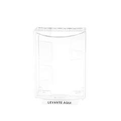 Cubierta Universal Transparente con Espaciador, Texto en Español