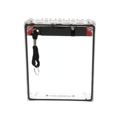 Cubierta Universal Transparente, de Bajo Perfil, Texto de Incendio en Español, Notificación Audible y Visible