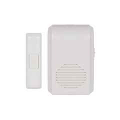 Timbre Inalámbrico Para Puerta Con 10 Tonos, Hasta 150m Linea de Vista, Con Receptor Inalámbrico Incluido, 110Vca