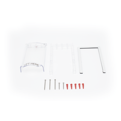 Cubierta De Policarbonato Serie Bopper Stopper®, Para Lectora, Sin Llave, Transparente, Texto En Inglés