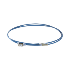 Patch Cord Cat6A, Diametro Reducido 28 AWG, Blindado S/FTP, CM/LS0H, 1 Metro (3.28 Pies), Color Azul