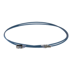 Patch Cord Cat6A, Diametro Reducido 28 AWG, Blindado S/FTP, CM/LS0H, 3 Metros, Color Azul