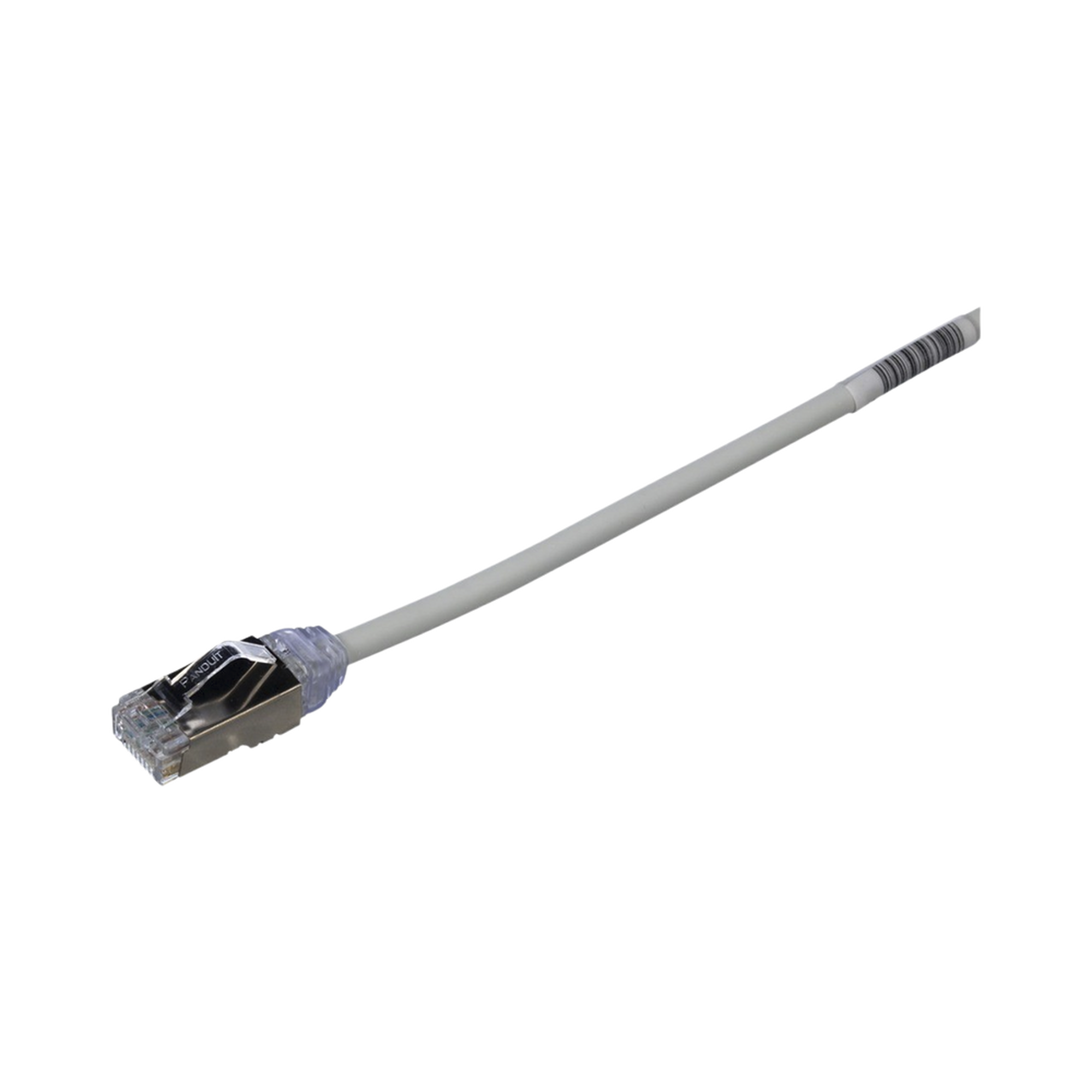 Patch Cord Cat6A, Diámetro Reducido 28 AWG, Blindado S/FTP, CM/LS0H, 3 Metros (9.84 Pies), Color Gris