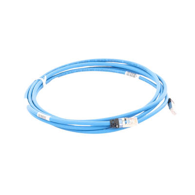 Patch Cord Cat6A, Blindado S/FTP, CM/LS0H, 10ft, Color Azul