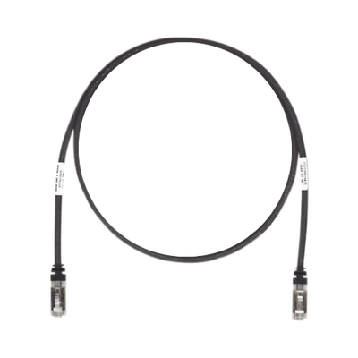 Patch Cord Cat6A, Blindado S/FTP, CM/LS0H, 10 Metros, Color Negro