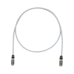 Patch Cord Cat6A, Blindado S/FTP, CM/LS0H, 5.18 Metros (17 Pies), Color Gris