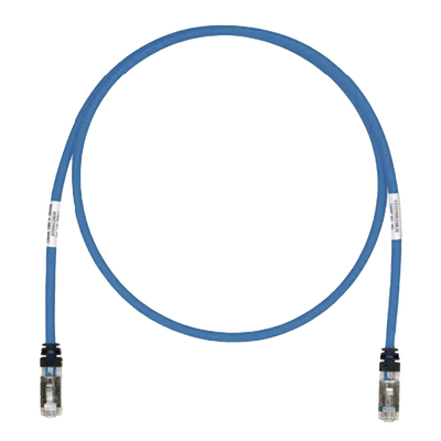 Patch Cord Cat6A, Blindado S/FTP, CM/LS0H, 1 Metro, Color Azul