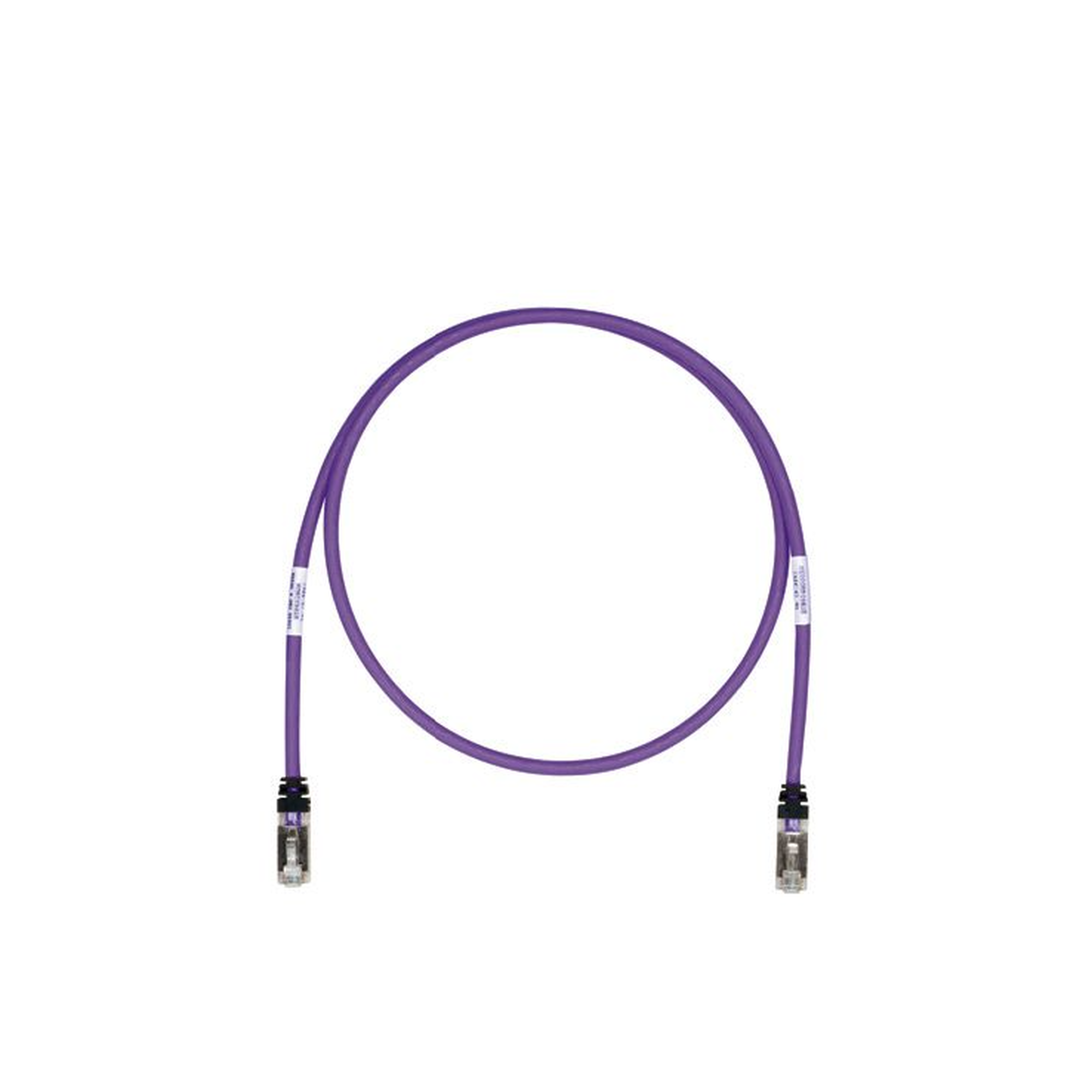 Patch Cord Cat6A, Blindado S/FTP, CM/LS0H, 6.1 Metros (20 Pies), Color Violeta