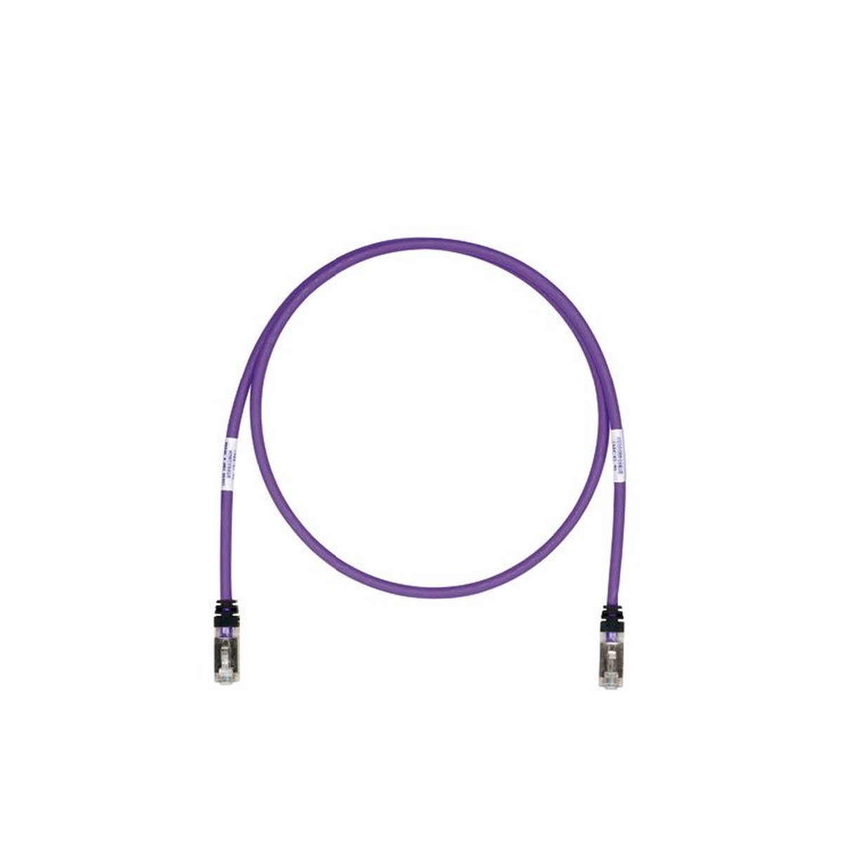 Patch Cord Cat6A, Blindado S/FTP, CM/LS0H, 6.1 Metros (20 Pies), Color Violeta