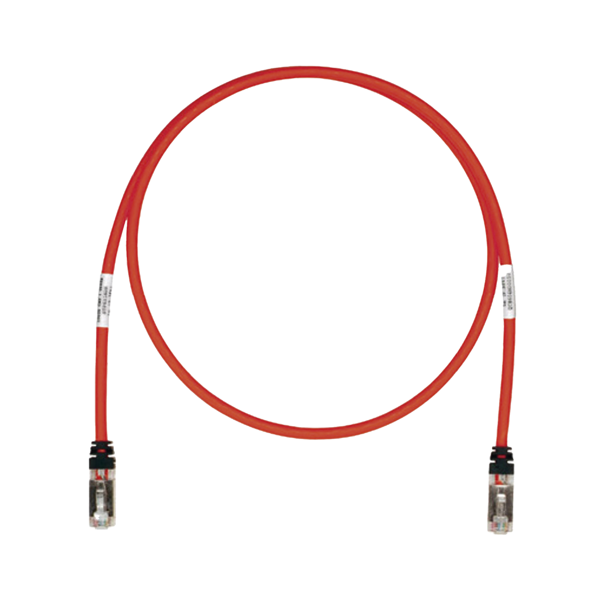 Patch Cord Cat6A, Blindado S/FTP, CM/LS0H, 7.62 Metros (25 Pies), Color Rojo