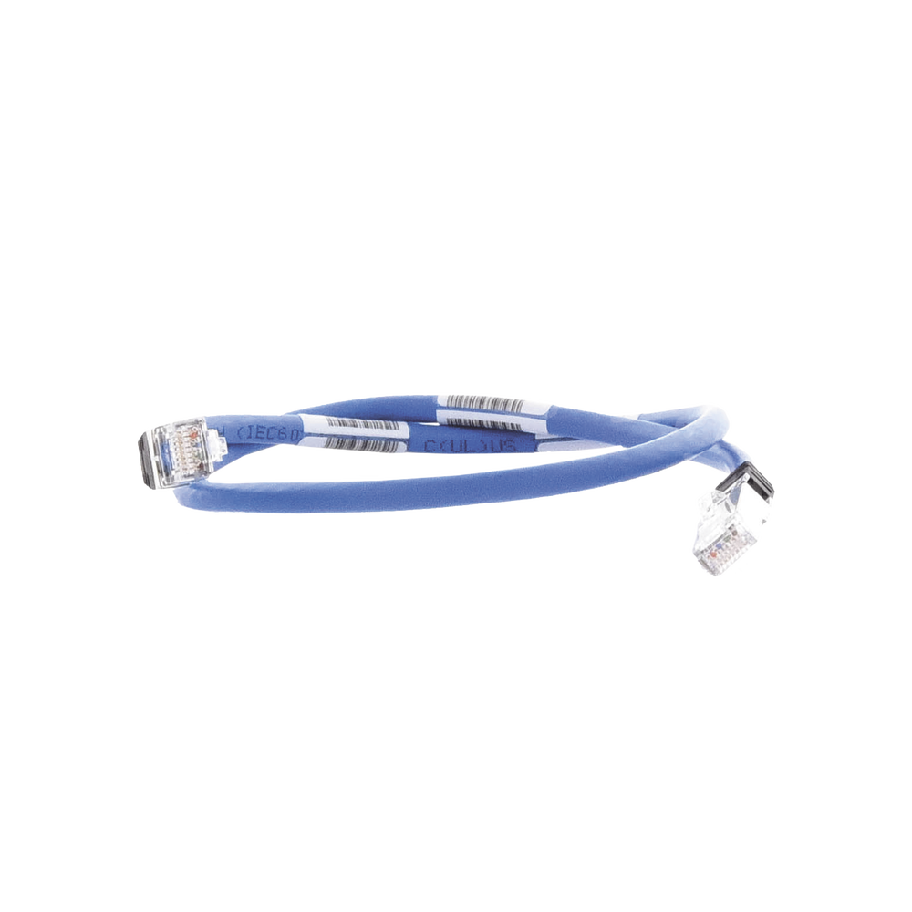 Patch Cord Cat6A, Blindado S/FTP, CM/LS0H, 0.61 Metros (2 Pies), Color Azul