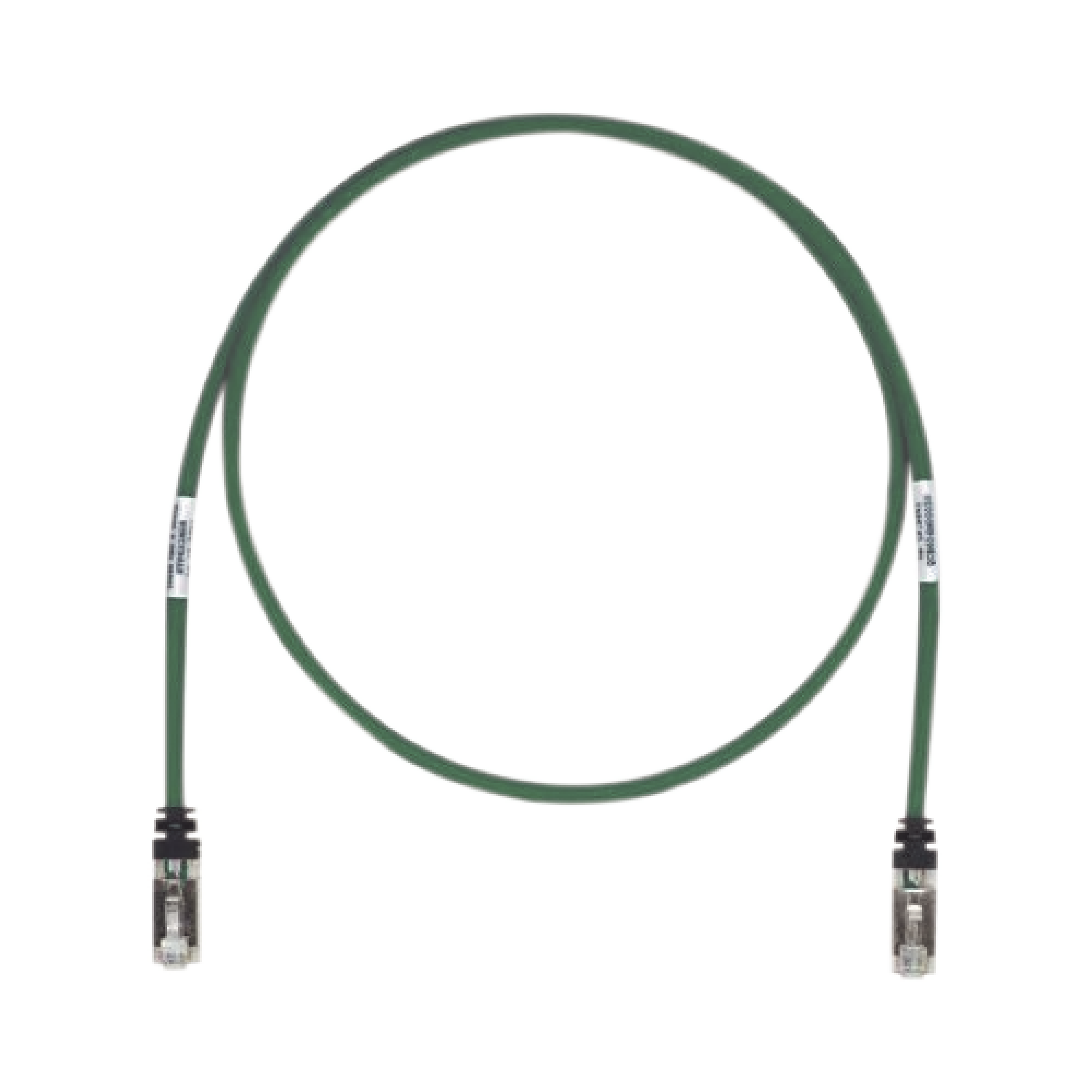 Patch Cord Cat6A, Blindado S/FTP, CM/LS0H, 2.13 Metros (7 Pies), Color Verde