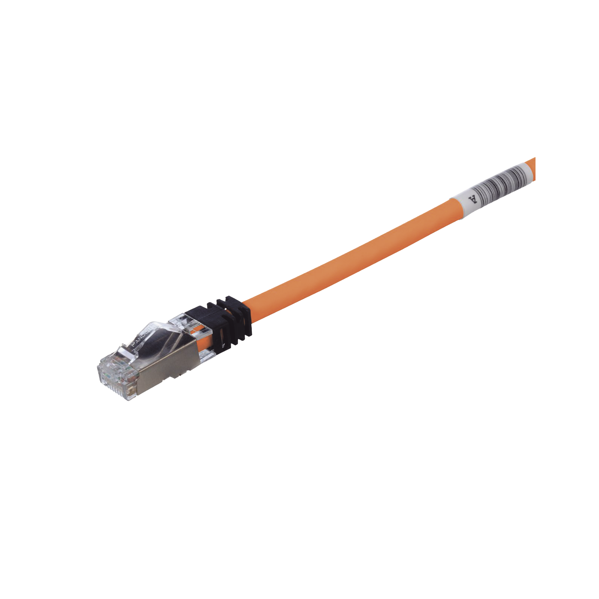 Patch Cord Cat6A, Blindado S/FTP, CM/LS0H, 2.13 Metros (7 Pies), Color Naranja
