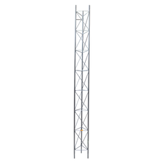 Tramo de Torre Arriostrada de 3m x 30cm, Galvanizado por Electrólisis, Hasta 30 m de Elevación. Zonas Secas.