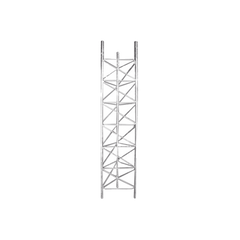 Tramo de Torre de 3 m x 60 cm de Ancho (Tubo 1 1/4" Ced. 40), Galvanizado por Inmersión en Caliente, Hasta 99 m de Elevación.