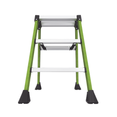 Escalera Plegable 2 Peldaños de Fibra de Vidrio / Tamaño 66 cm ( 2' 2").