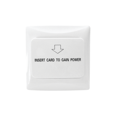 Interruptor de Energía para Habitación de Hotel / Habilita la corriente eléctrica al colocar la llave (tarjeta) de la habitación