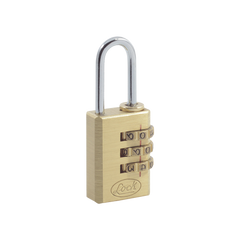 Candado de Latón de Combinación Maletero Programable/ Medida 20 mm / Nivel de seguridad 3 / Discos Programables.