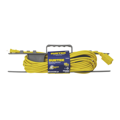Extensión Eléctrica de Uso Rudo 2 metros / 127 V CA 10 A Máximo /  Color Amarillo.