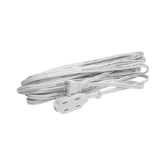 Extensión Eléctrica Doméstica de 3 metros / 127 V CA 8 A Máximo / Color Blanco.