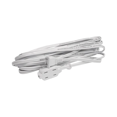 Extensión Eléctrica Doméstica de 5 metros / 127 V CA  8 A Máximo / Color Blanco.
