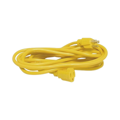 Extensión Eléctrica de Uso Rudo Aterrizada 2.4 metros / 127 V CA 10 A Máximo / Color Amarillo.