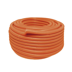 Manguera flexible Reforzada 1/2" x 100 m /Polietileno Alta Densidad HDPE/ Con guía /Resistente a Intemperie.