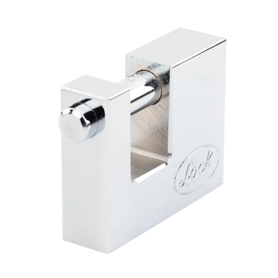 Candado para Cortina Metálica / Medida 70 mm/ Acabado Cromo Satinado/ Nivel de Seguridad 6 / Llave Estándar.