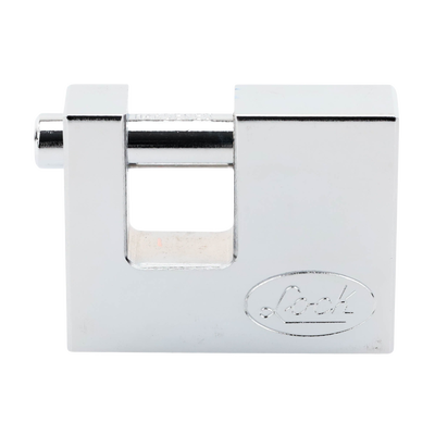 Candado para Cortina Metálica / Medida 70 mm/ Acabado Cromo Satinado/ Nivel de Seguridad 6 / Llave Estándar.
