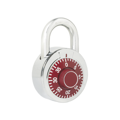 Candado de Combinación / Medida 50 mm/ Nivel de Seguridad 3 / Combinación de Disco / Color Rojo.