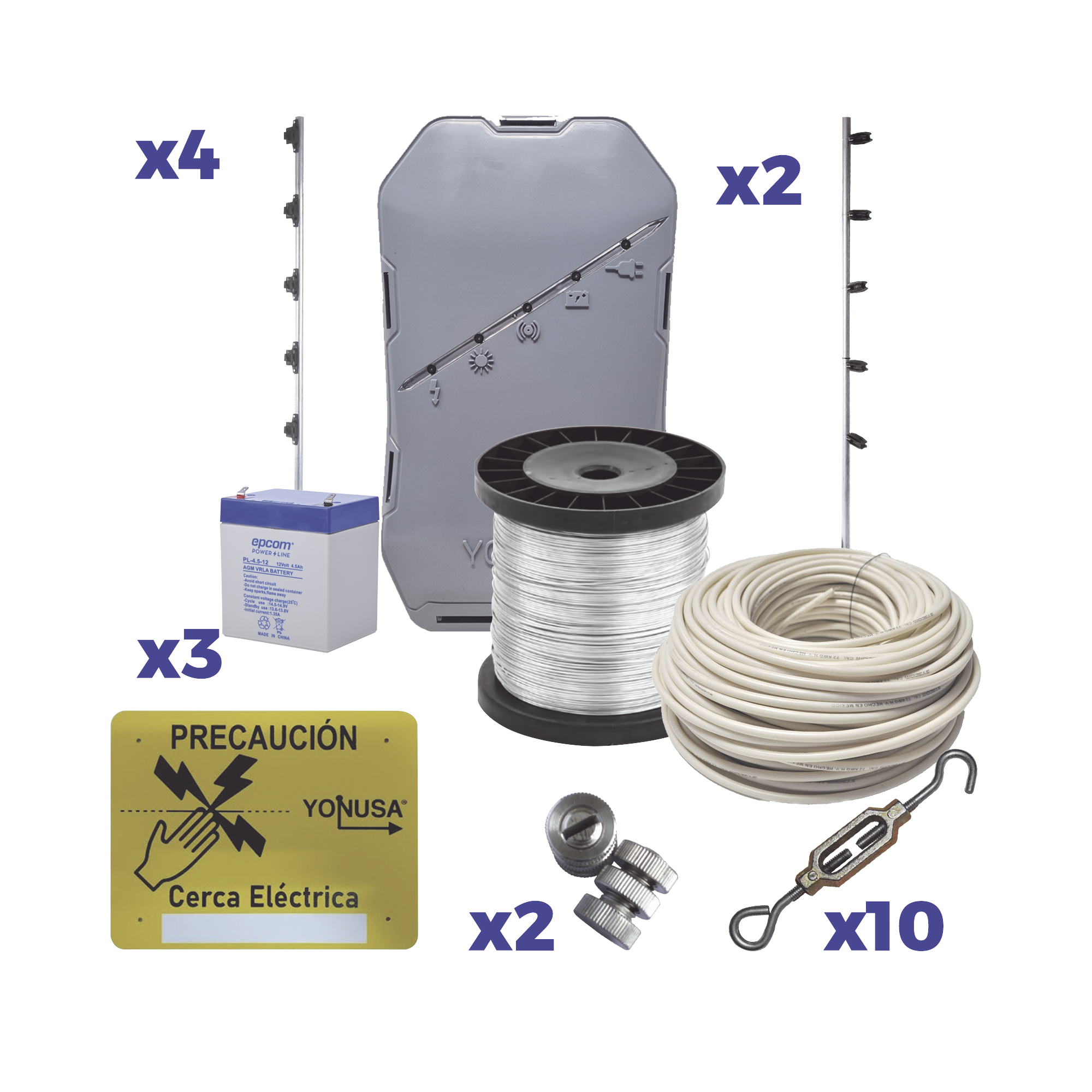 KIT Energizador para 25 Metros de proteccion
