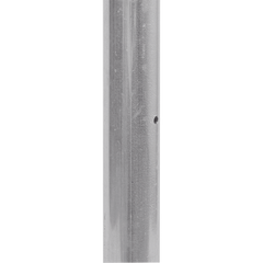 Poste de ESQUINA para Cerca Electrificada. Tubo Galvanizado cal. 18 de 1" Diam. y 0.8m Alto con Tapón, ideal para 3 Aisladores