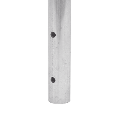 Poste de ESQUINA para Cerca Electrificada. Tubo Galvanizado cal. 18 de 1" Diam. y 0.8m Alto con Tapón, ideal para 3 Aisladores