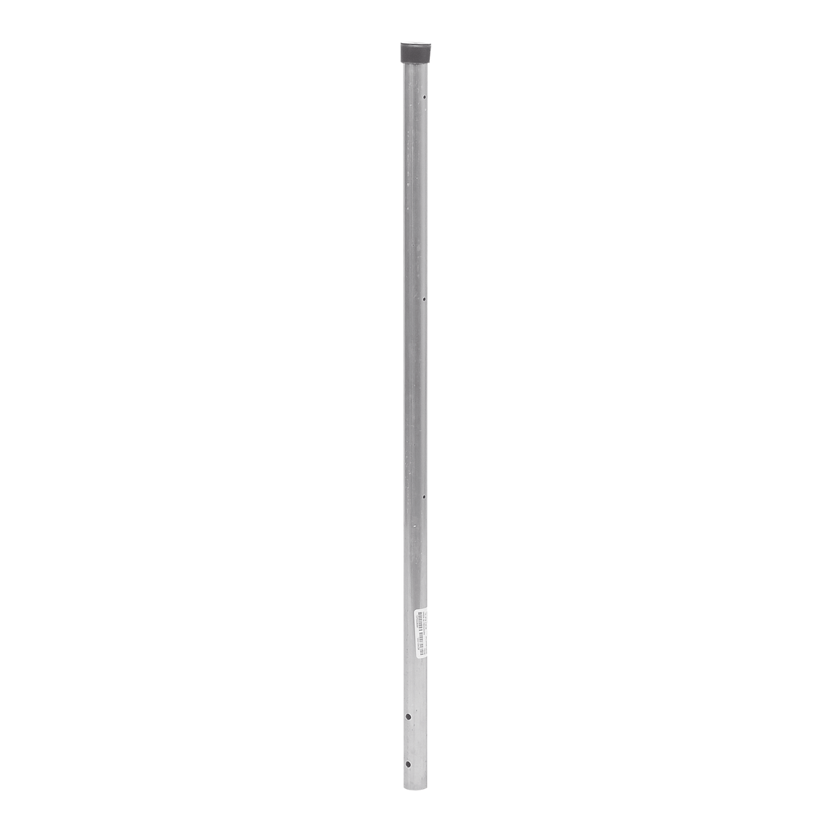 Poste de ESQUINA para Cerca Electrificada. Tubo Galvanizado cal. 18 de 1" Diam. y 0.8m Alto con Tapón, ideal para 3 Aisladores
