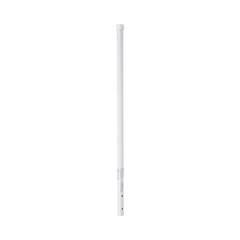 Poste de Esquina de 0.8m para Cerca Electrificada. Tubo Galvanizado cal. 18 de 1"Diam. con Tapón, ideal para 3 Aisladores.