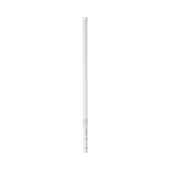 Poste de Esquina de 0.8m para Cerca Electrificada. Tubo Galvanizado cal. 18 de 1"Diam. con Tapón, ideal para 3 Aisladores.