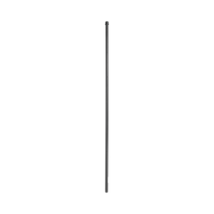 Poste de ESQUINA para Cerca Electrificada. Tubo Galva. de 1.4m, cal. 18 de 1" Diam. + Pintura Negra, ideal para 6 Aisladores