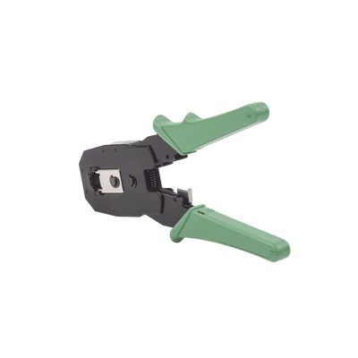 Pinzas para plegar (Ponchadoras) cables RJ11, RJ12, RJ45 telefónicos y cables de red Cat5e, Cat6, Cat6a y con Cavidades para 4, 6 y 8 conductores.