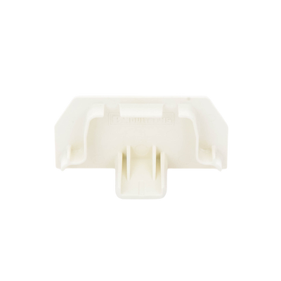 Tapa Final, para uso con canaleta T45, Material PVC Rígido, Color Blanco Mate