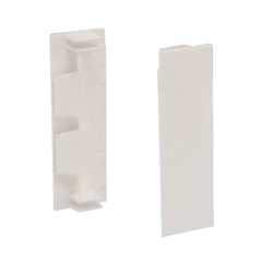 Unión recta de tapa, para uso con canaleta T70, Material PVC Rígido, Color Blanco Mate