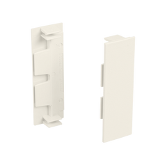 Unión recta de tapa, para uso con canaleta T70, Material PVC Rígido, Color Blanco