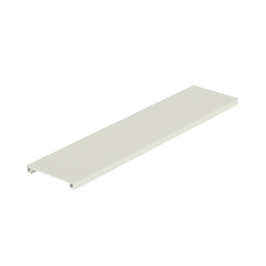Cubierta para canaleta T-70, de PVC rígido, 70.1 x 9.1 x 2400 mm, Color Blanco Mate