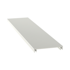 Cubierta para canaleta T-70, de PVC rígido, 70.1 x 9.1 x 2400 mm, Color Blanco Mate