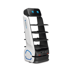 Robot Autonomo para Servicio de Meseros Ubicado por SLAM (Laser) / Mejora el Servicio al Cliente / Soporta 10 Kgs por Charola / Ideal para Restaurantes, Cafeterias, Hospitales, Salones de Eventos, Etc...