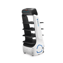 Robot Autonomo para Servicio de Meseros Ubicado por SLAM (Laser) / Mejora el Servicio al Cliente / Soporta 10 Kgs por Charola / Ideal para Restaurantes, Cafeterias, Hospitales, Salones de Eventos, Etc...
