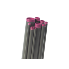 Tubo Conduit  rígido de aluminio de 2” (50.8 mm) con recubrimiento de PVC de 3.05 m con cople.